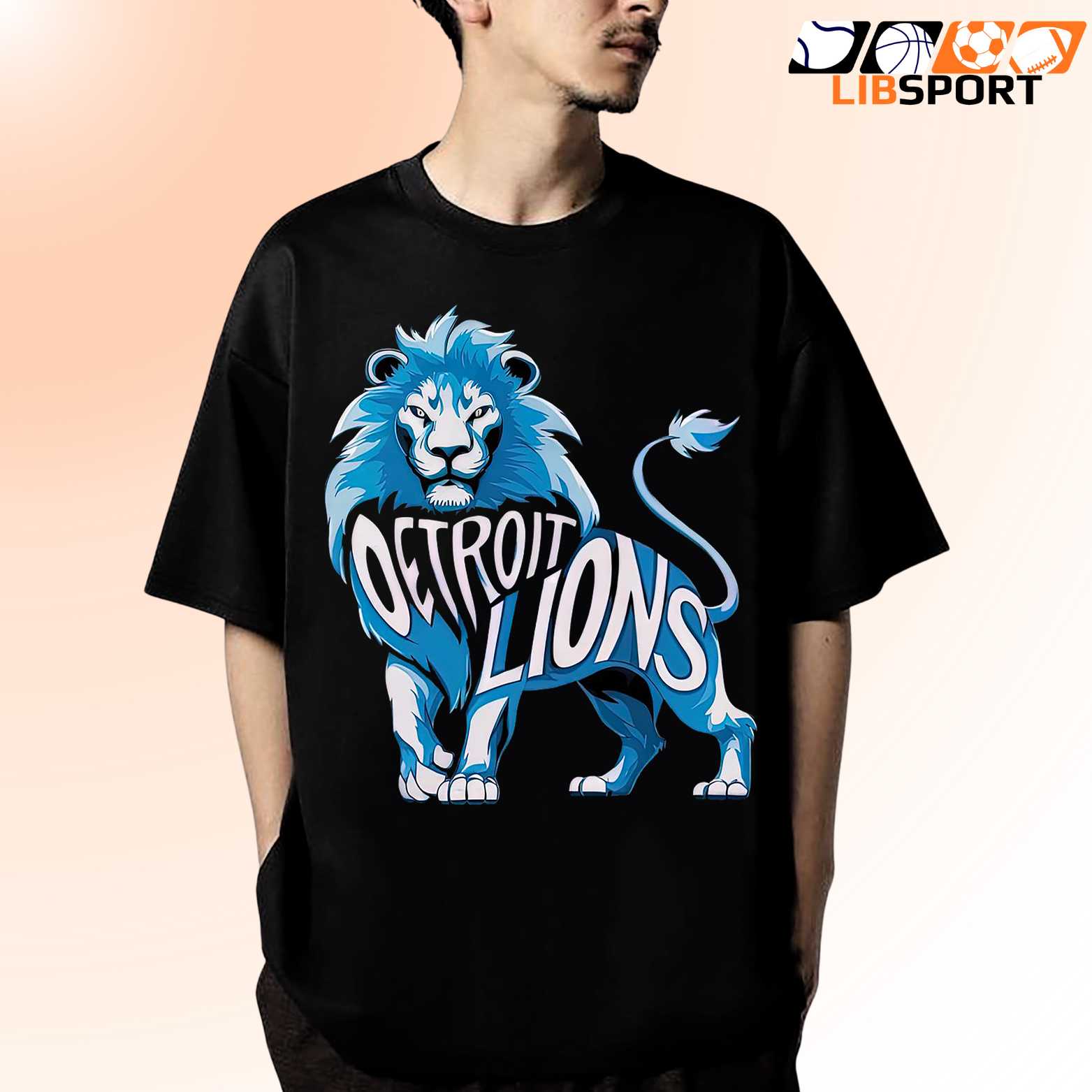 Detroit Lions Graphic Streetwear Tee, Retro Nfl Shirt, Unisex Fan Gift